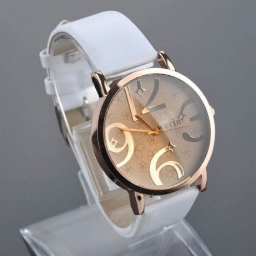 2015 Brand New Quartz Watch PU Leather *41, Big Number Women Watch